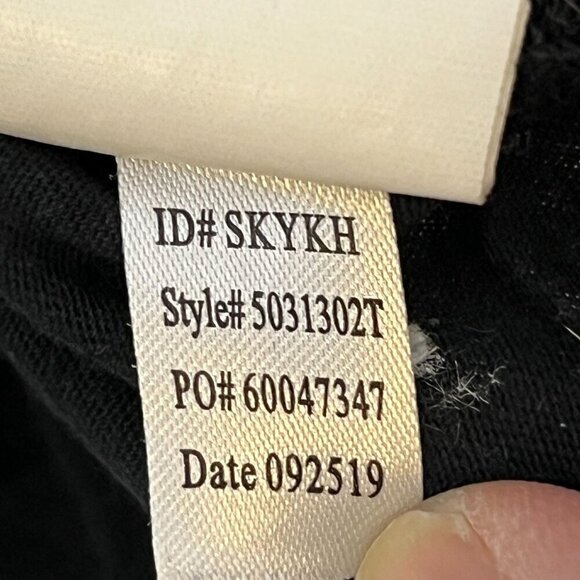 Kate Spade Intimates Light Sleeper Heavy Dreamer Pajama Black White Trim‎ Medium - Picture 6 of 6